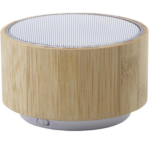 Branded Bamboo wireless speaker