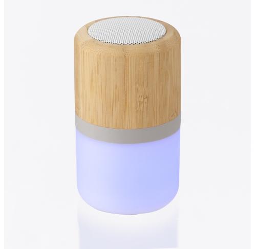 Promotional Plastic and bamboo wireless speaker