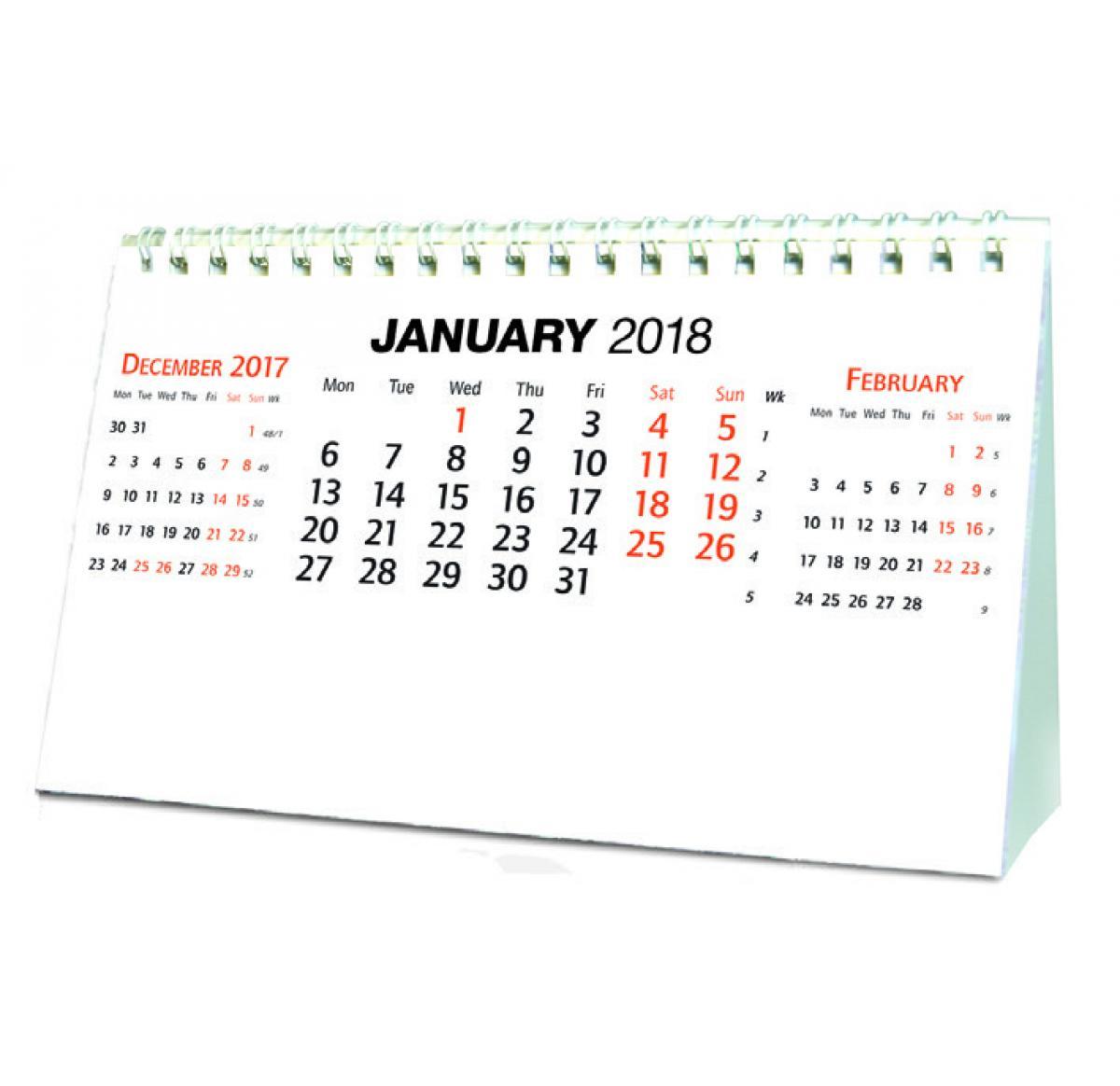 Budget Wb3 Desk Calendar 2021 Buy Promotional Products Uk