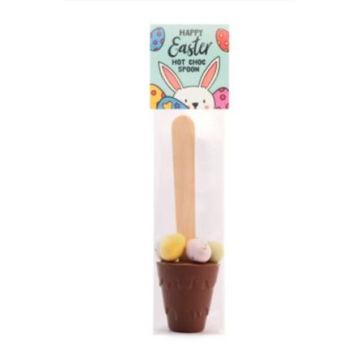 Easter Hot Chocolate Spoon Speckled Eggs