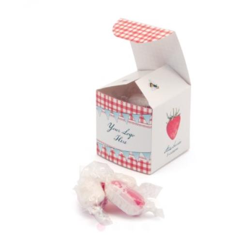 Eco Cube Strawberries & Cream Boiled Sweets