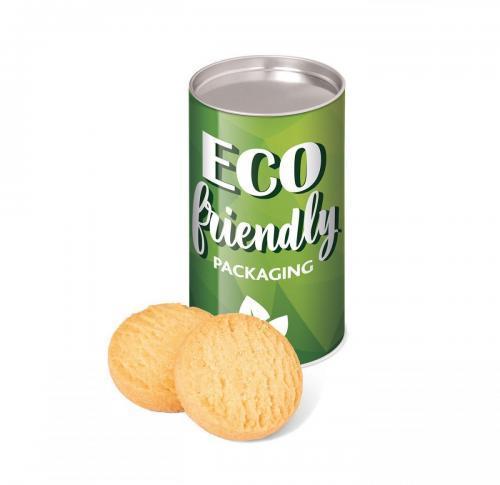 Eco Range – Small snack tube - Mini Shortbread Biscuits