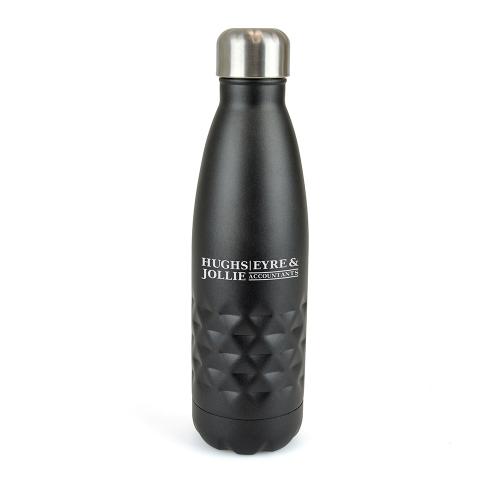 Custom Double Walled Stainless Steel 500ml Drinks Water Bottles Geometric Design