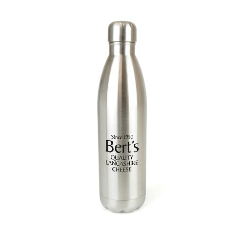 Branded 750ml Double Walled Stainless Steel Metal Water Bottles Vacuum Flask