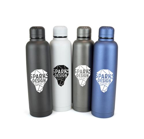 Printed Stainless Steel Metal Water Bottles 750ml  - Insulated Double Walled