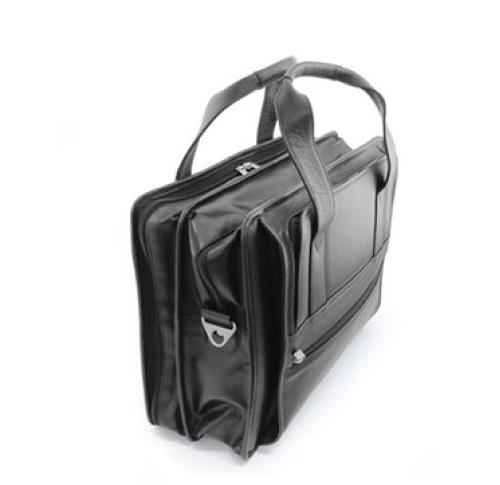 Black Nappa Leather Luxury Flight Bag