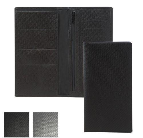 Carbon Fibre Texture Deluxe Travel Wallet Document Holder