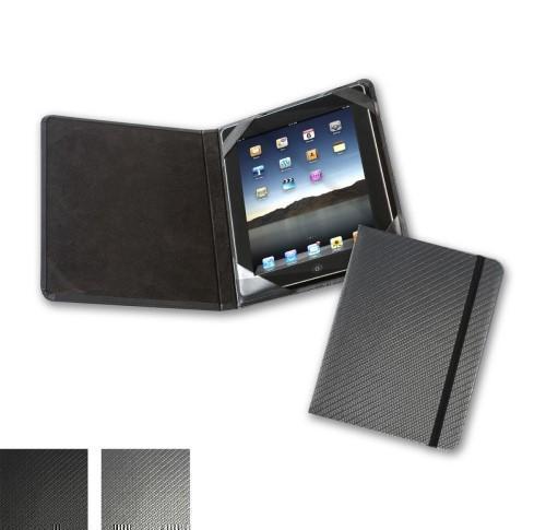 Carbon Fibre Texture  Notebook Style iPad or Tablet Case