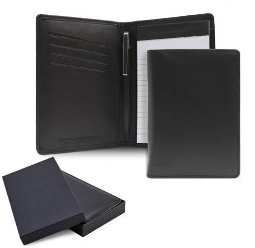 Sandringham Nappa Leather Notepad Jotter With Pen