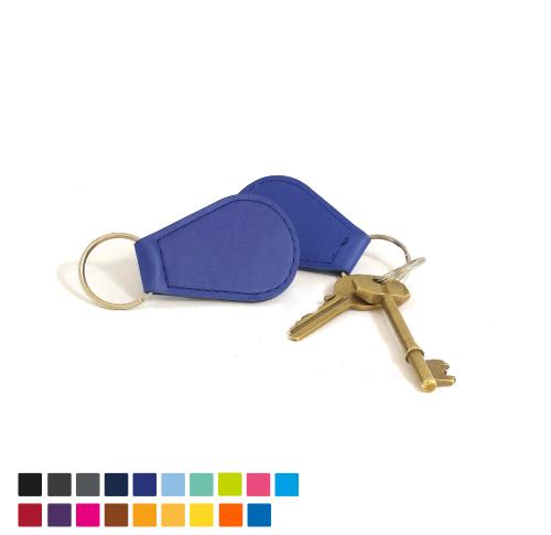 Economy Tear Drop Key Fob in Soft Touch Vegan Torino PU. 