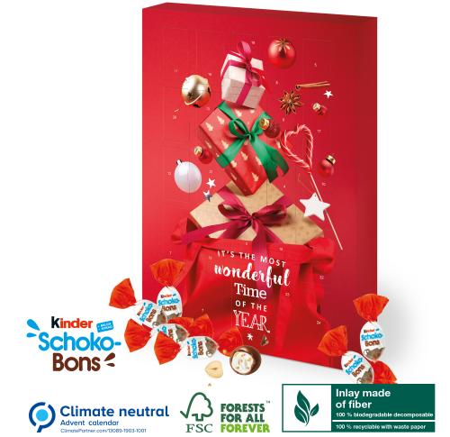 Branded Advent Calendars Kinder Chocolate Extra Large 