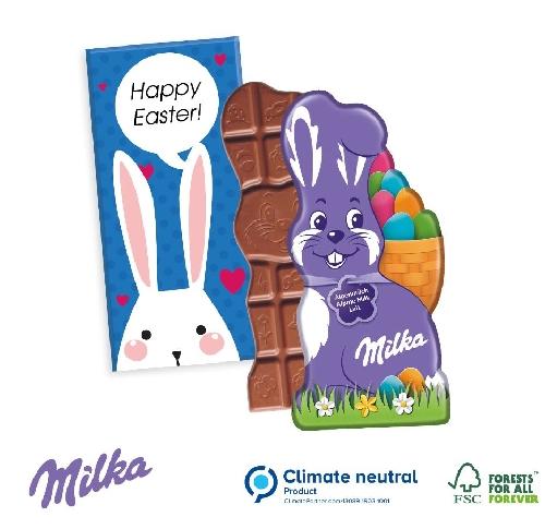Milka Rabbit Shaped Chocolate Bar