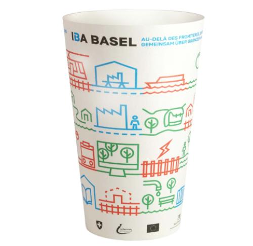 Plastic Festival Glasses Printed Logo - 400ml