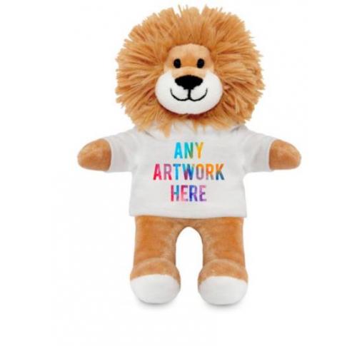 Custom Branded 14cm Louis Lion Soft Plush Toy