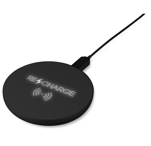 Branded Light Up Wireless Chargers 10W Recycled Gift Box