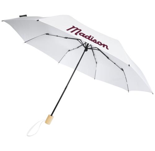 Promotional Printed 21'' Foldable Windproof Recycled PET Umbrella
