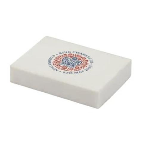 King's Coronation Branded Eraser
