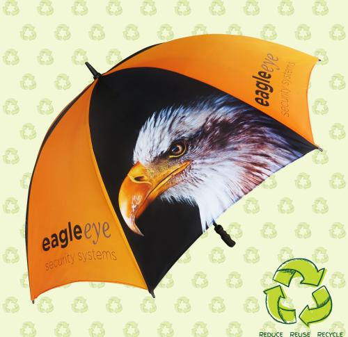 Promotional Eco Recycled Golf Umbrellas Fibrestorm 