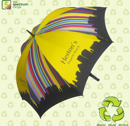 Promotional Recycled Spectrum Sport Eco Umbrellas