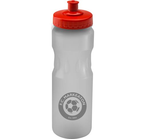 Printed Teardrop Sports Water Bottle Natural 750ml