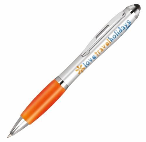 Branded Contour-i Argent Ballpen