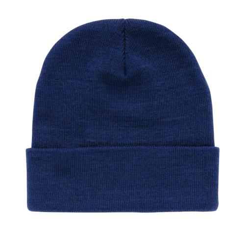  Eco Branded Beanies - Navy Impact AWARE™ Polylana®