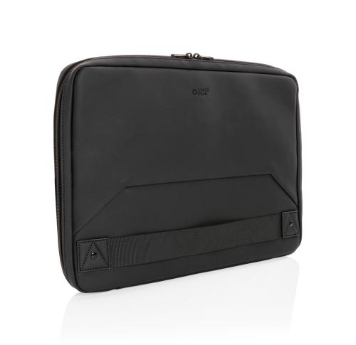 Swiss Peak vegan leather laptop sleeve workstation PVC free