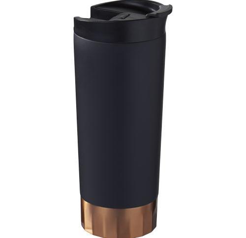 Branded Metal Vacuum Tumbler Copper Travel Mugs 500ml