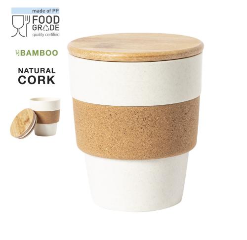 Eco PP & Natural Cork Band Cup Fredy