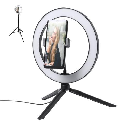 Branded Selfie Smartphone Ring Light With Tripod Kristen