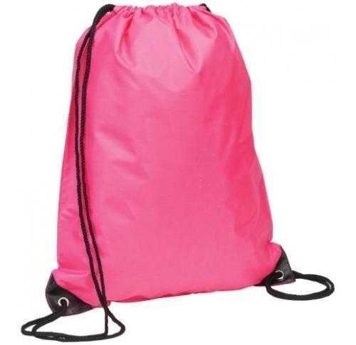 Premium Logo Drawstring Bags - Pink Eynsford' 