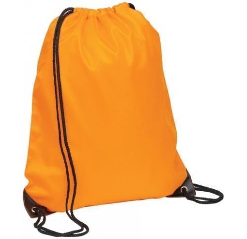 Branded Drawstring Bags - Orange Eynsford' REACH Compliant