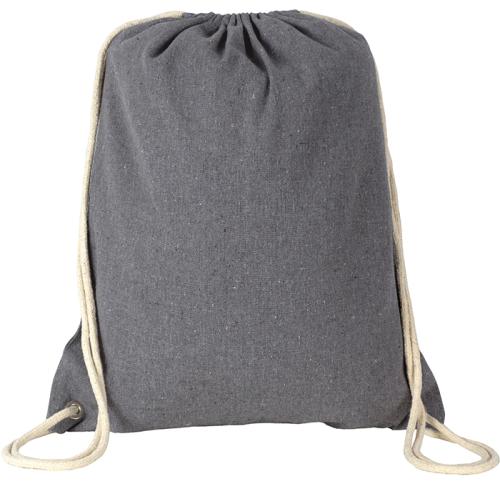 Newchurch Eco Recycled Cotton 6.5oz (220gsm) Drawstring Backpack