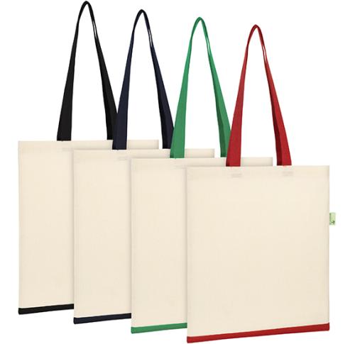 Maidstone 5oz Recycled Cotton Shopper Tote Bag Printed Logo