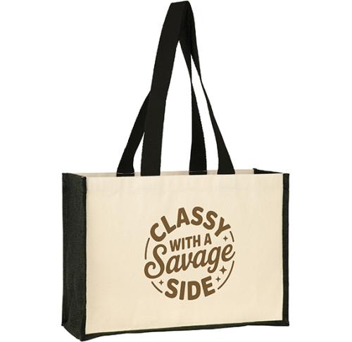 Brookland Eco Jute 10oz Canvas Tote Shopper