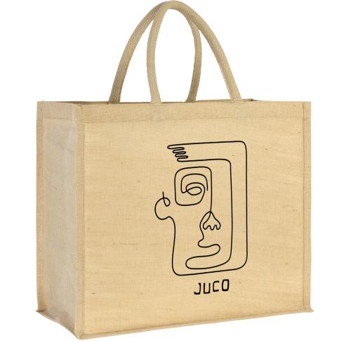 Printed Teston Juco Jute Tote Bag