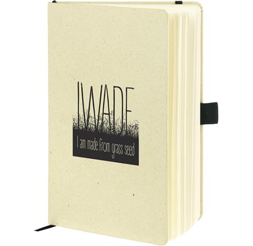 Printed Iwade Notebook Grass Fibre Eco A5 