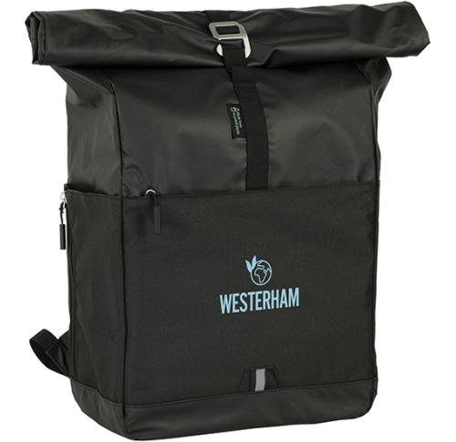 Premium Branded Westerham Recycled Rolltop Backpack