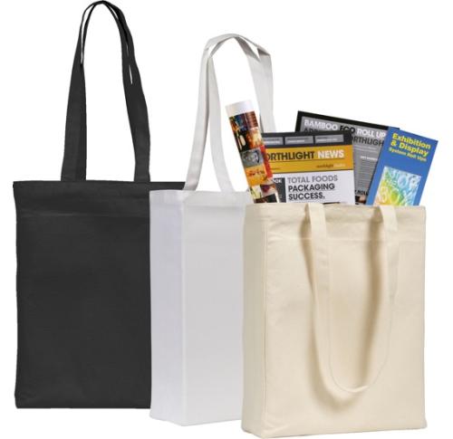 Groombridge Recycled10oz (340gsm) Cotton Canvas Show Tote Bag