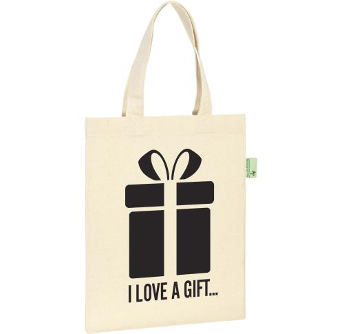 Chelsfield Recycled 6oz (200gsm) Cotton Gift Bag - Printed Logo