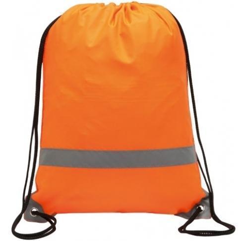 Knockholt Reflective Drawstring Bag - Orange