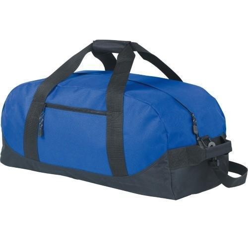 Printed Sports Holdall Bag - Blue