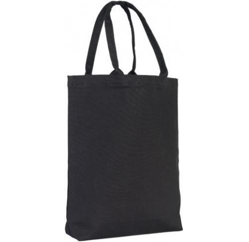 Branded Canvas Midi Tote Shopper Bag Buckland' 10oz Black