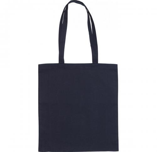 Branded Canvas Tote Bags 7 oz - Navy Blue