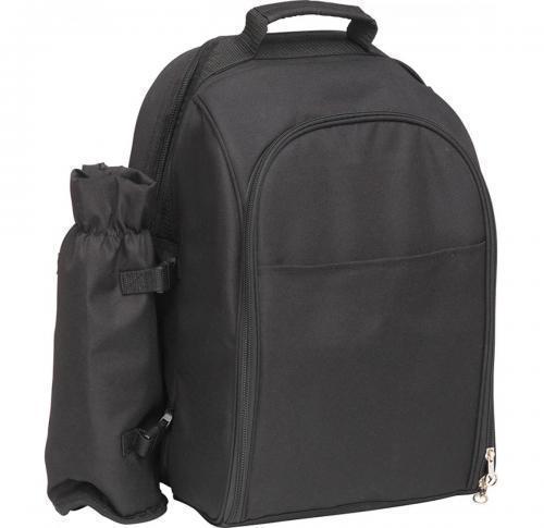 Picnic Hamper Backpack Bag Set - Contains Plates, Cutlery, Glasses