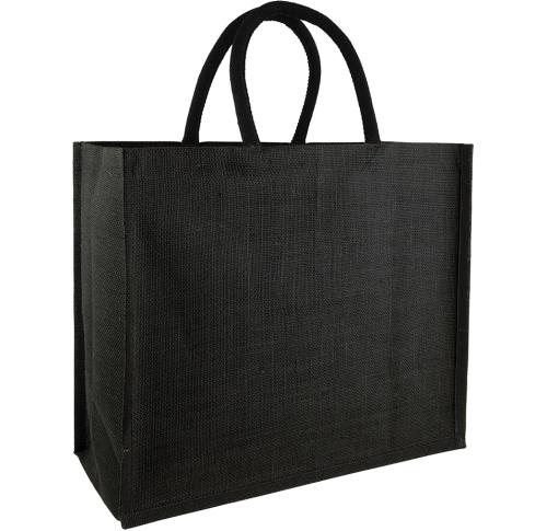 Printed Jute Shopper Tote Yalding Eco 