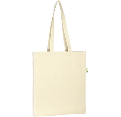 Eco Recycled 6oz Cotton Tote Bag Gusseted Chelsfield 