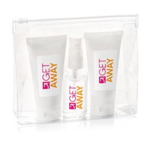 Printed Logo Sun Care Sets 3 Piece - Factor 25 Sunlotion, Hand & Body Lotion - Face Spritz