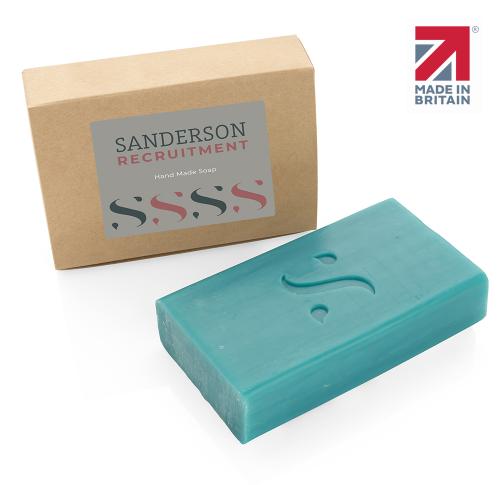 Bespoke Debossed Hand Made Soap In A Box