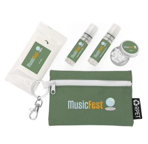 Festival Kit In A Pouch On A Clip